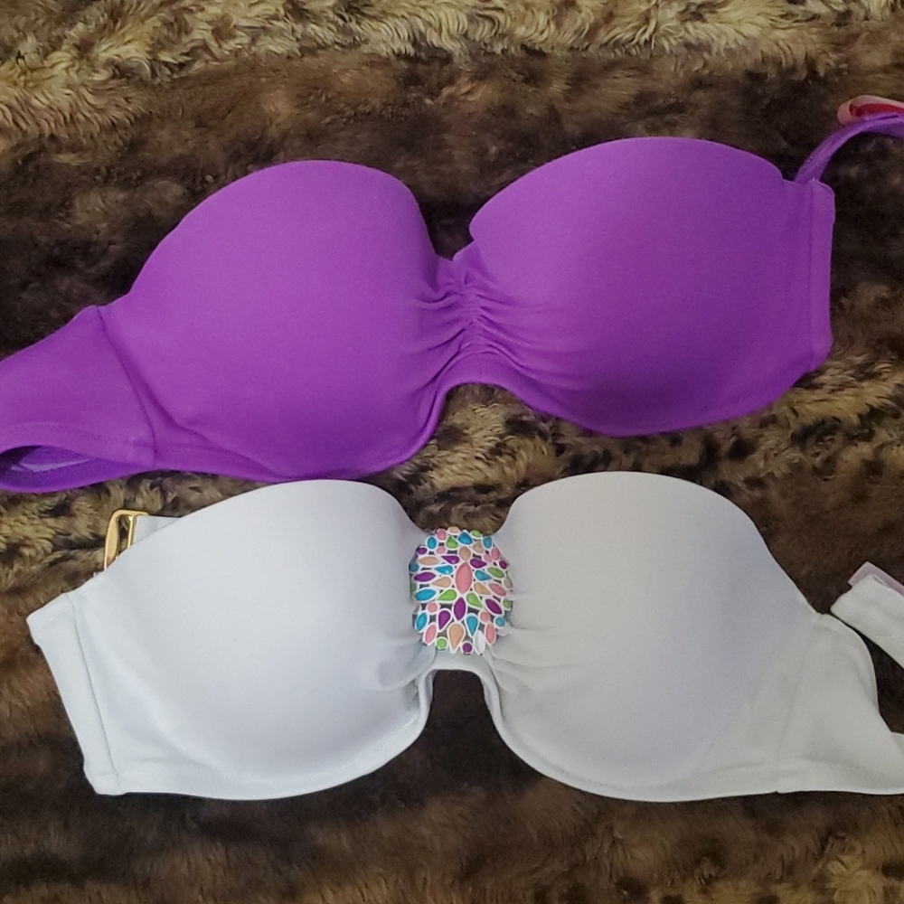 Victoria's Secret Bandeau bikini tops